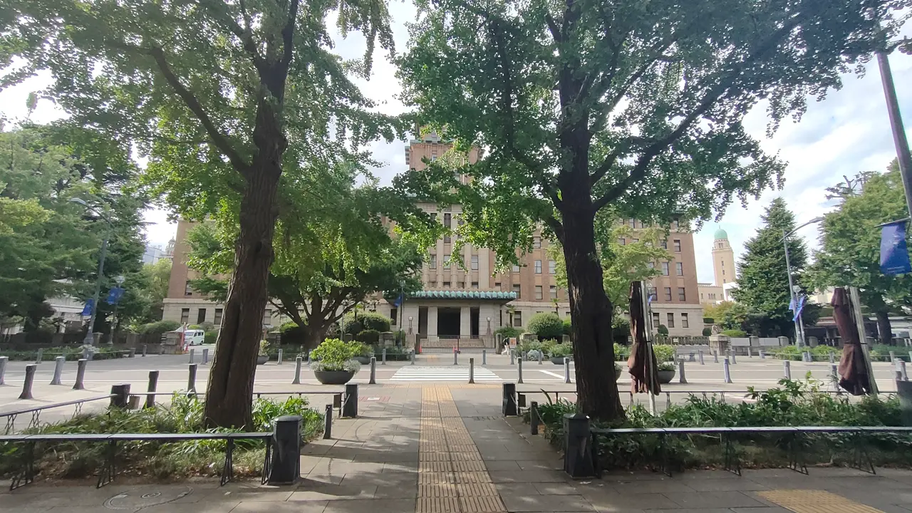横浜三塔物語　日本大通り　ビューポイント