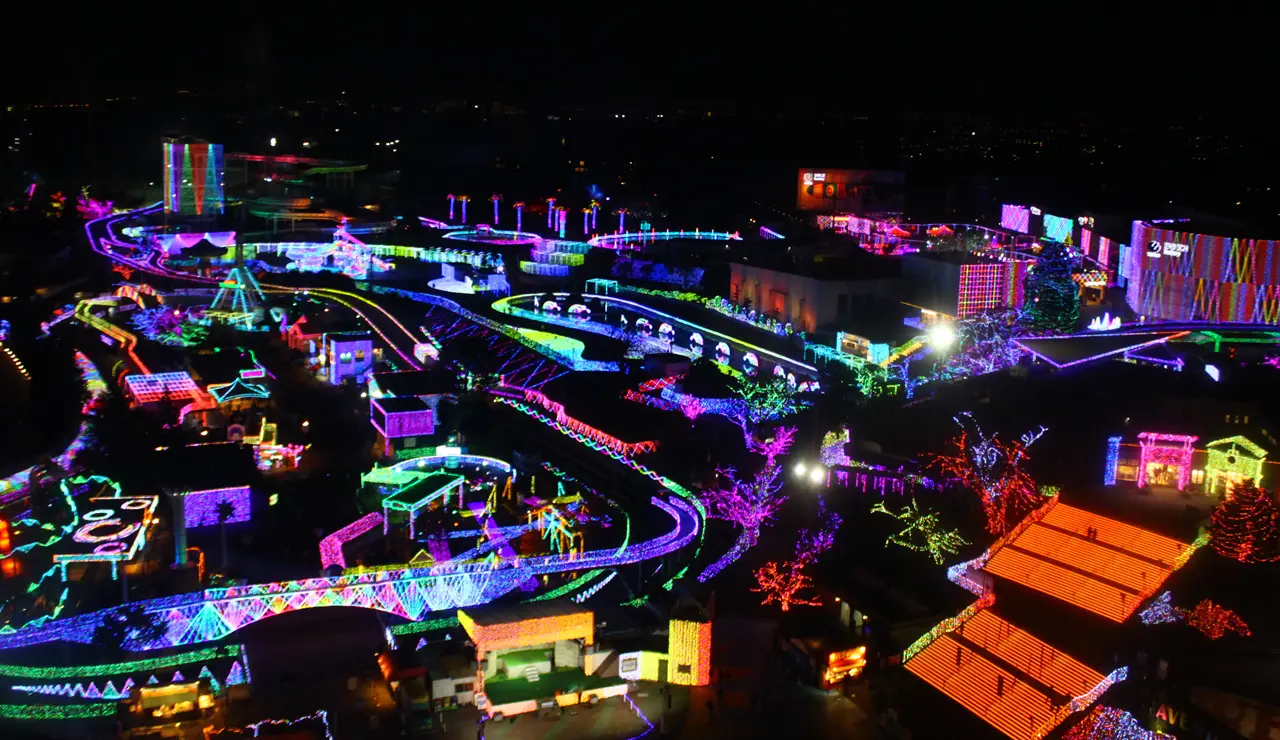 よみうりランド　ジュエルミネーション　観覧車（Sky-Go-LAND）からの景色