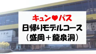 キュン♥パスモデルコース　日帰り　盛岡観光　龍泉洞