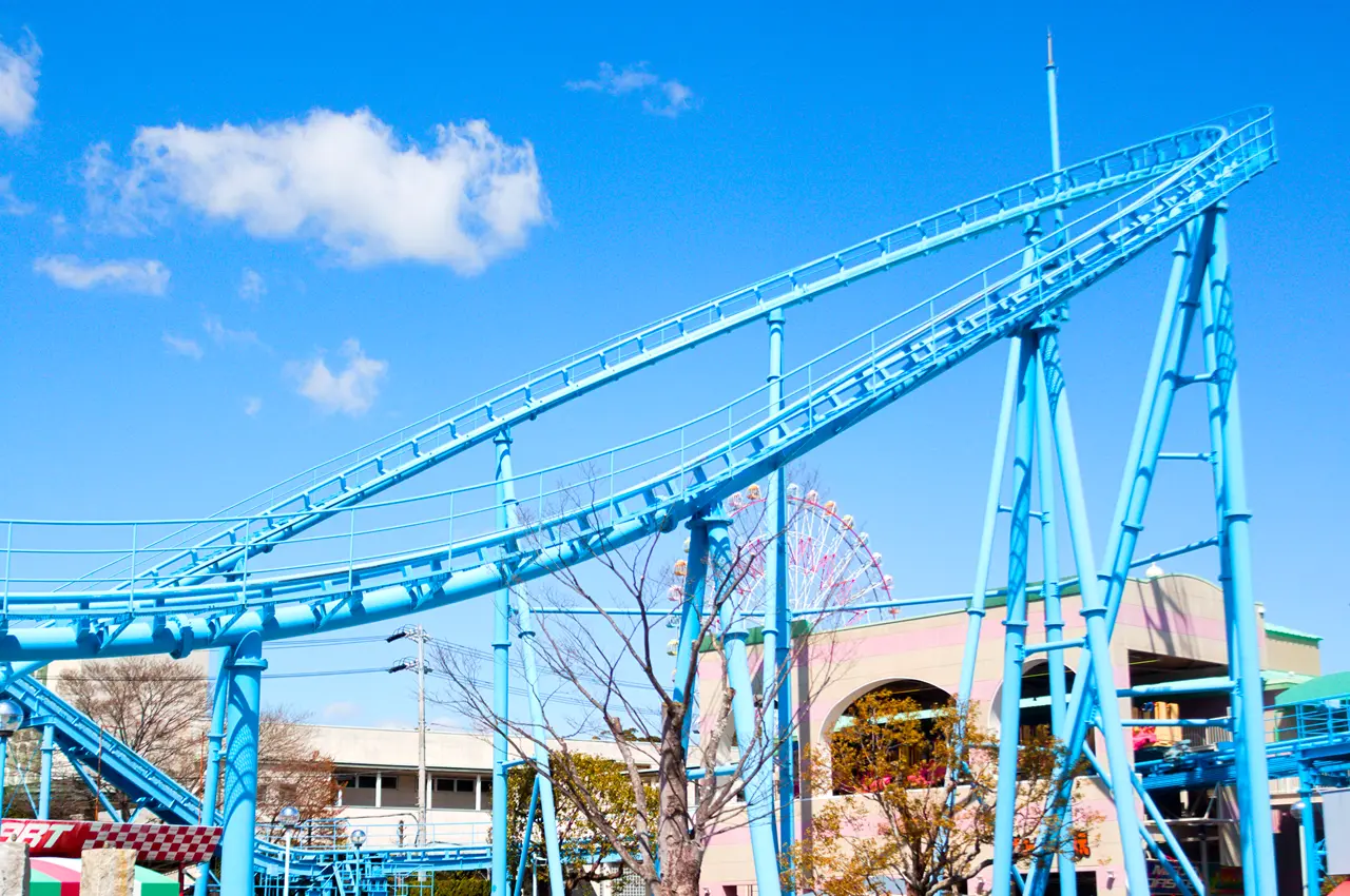 浜名湖パルパル　メガコースター「四次元」　ブーメンランターン