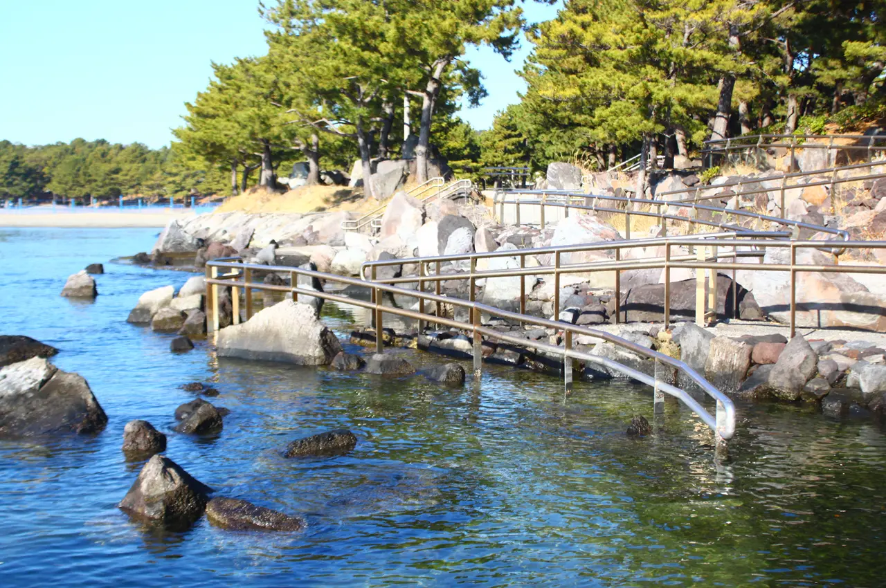 神奈川　横浜　海の公園　海水浴